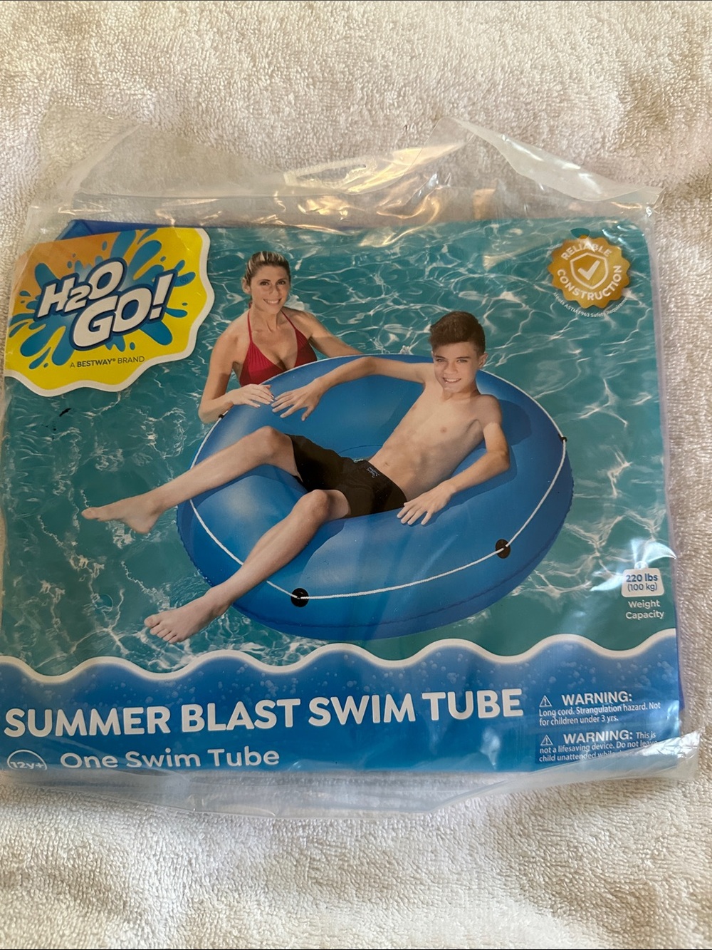 H2O GO! Kids Blue Summer Swim Tube